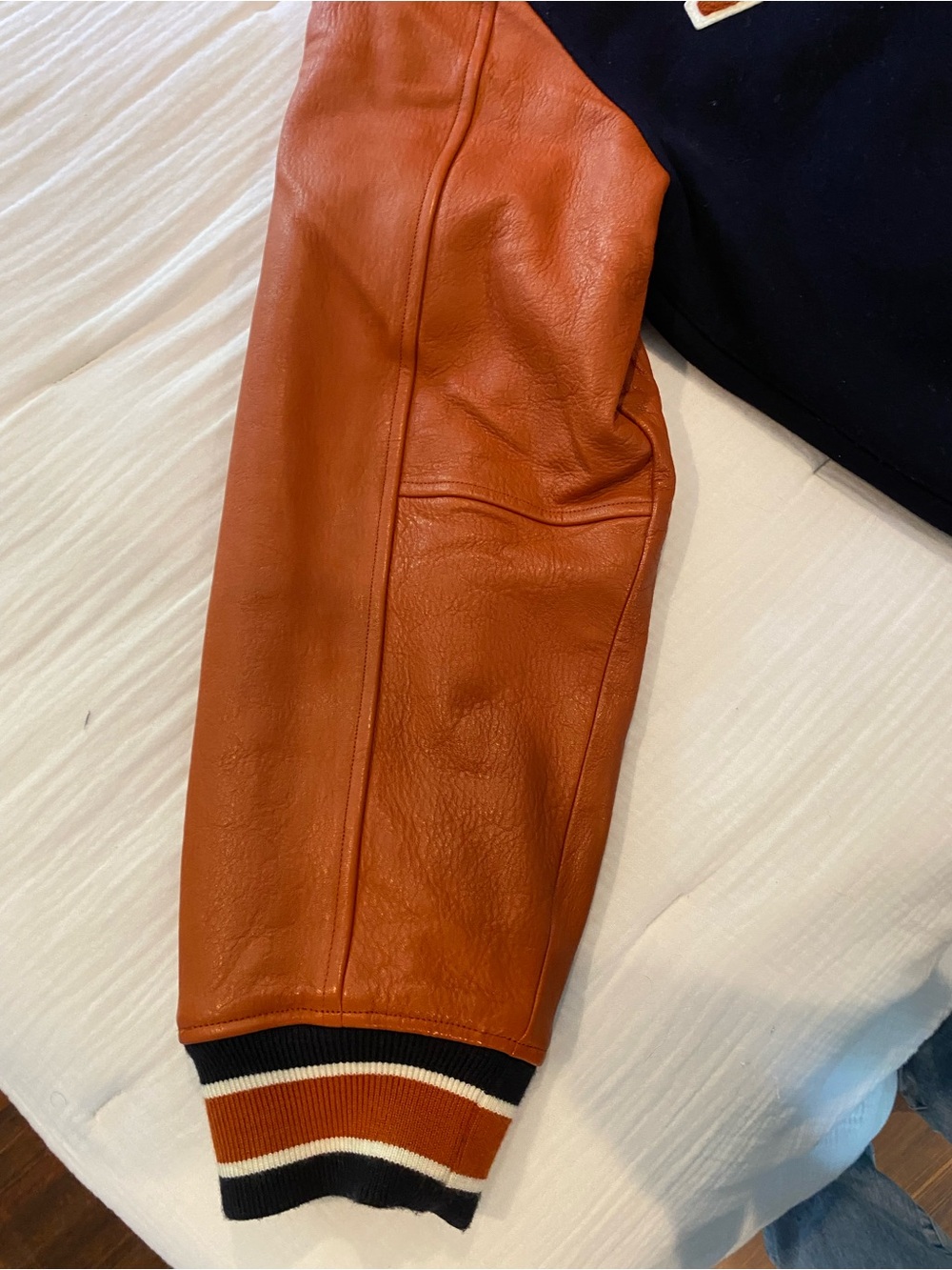 Aime Leon Dore X New York Mets Varsity Wool Jacket XL - Picture 7 of 8
